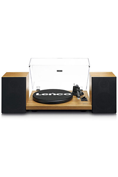 Lenco LS-500OK Ahşap Harici Hoparlörlü Bluetooth Pikap