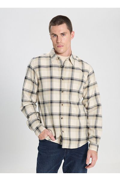 WRANGLER Ανδρικό πουκάμισο Relaxed Beige W242608900 Μπεζ πουκάμισο