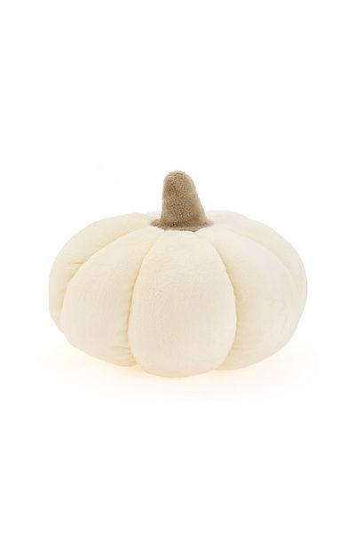 Evidea Soft Pumpkin Figured Pillow - Ecru - 25X12 cm