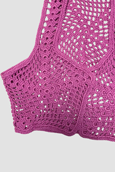 Uretti - Оригінал 5776 Ручна робота Ліловий болеро жилет