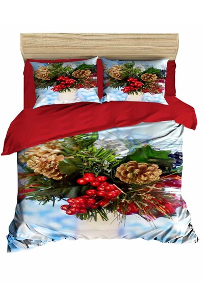 Fabeteks Christmas Decoration Cone Bedding Set in a Vase