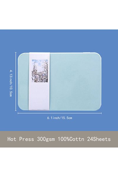 Choice Hot Press Potentate Watercolor Book Artist-grade Cotton A6 Rough-grained Watercolor Paper 300g Postc