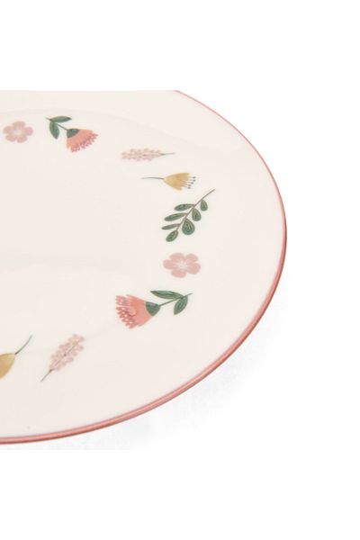 Tulü Porselen Colorful Tulu Porcelain Faylinn Cake Plate - 19 cm