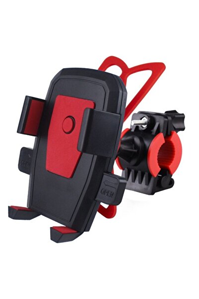 Choice حامل بث مباشر باللون الأسود والأحمر، حامل هاتف محمول للدراجات الجبلية ...