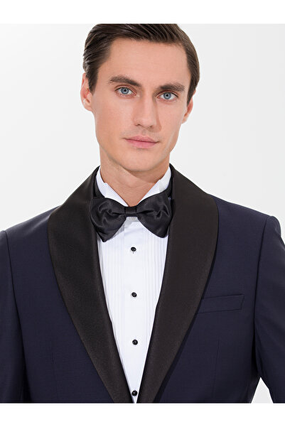 Cacharel Navy Blue Slim Fit Tuxedo Jacket 50266999-Vr033