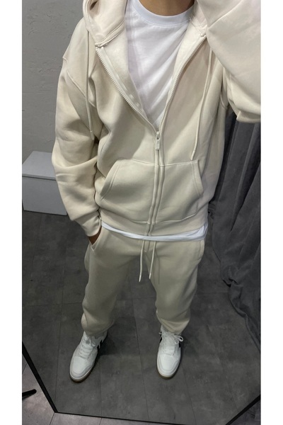 sahilstore Kapşonlu Fermuarlı Eşofman Takımı