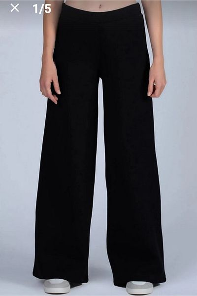 Dagü Design Women's High Waist Wide Leg Fabric Trousers
