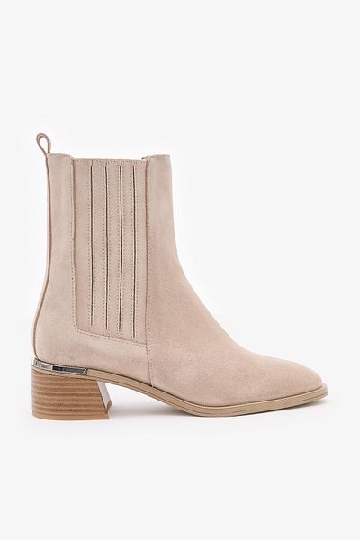 Louis Cardy Γυναικείες μπότες Cupra Beige από γνήσιο δέρμα