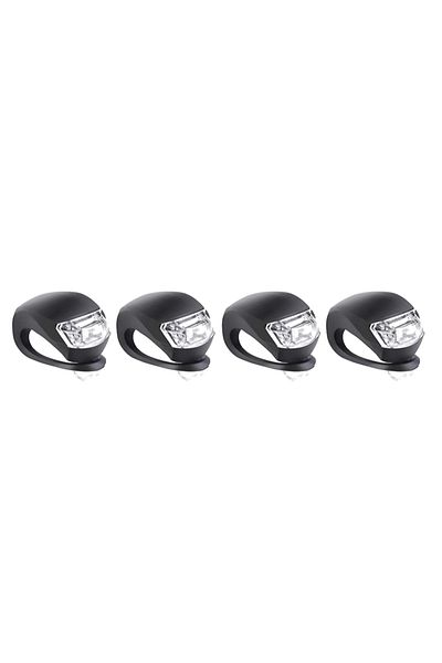 Choice 4pcs 2-10pcs LED Silicone Bicycle Front Rear Light Set 3 Modes Waterproof MTB Mountain Road Bike Cyc