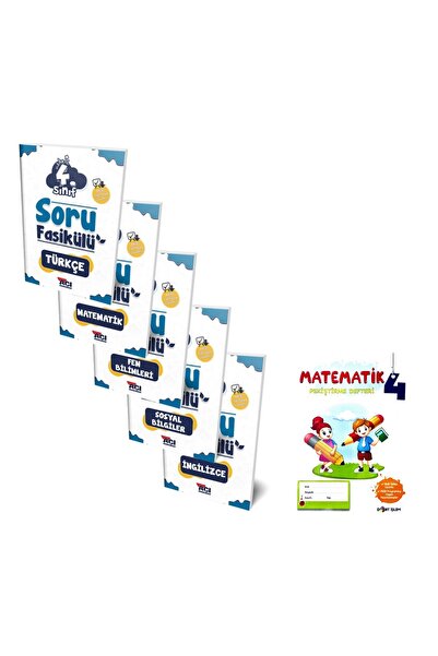 Açı Yayınları 4.sınıf Tüm Dersler Yaprak Test Seti +pekiştirme Defteri Hediyeli