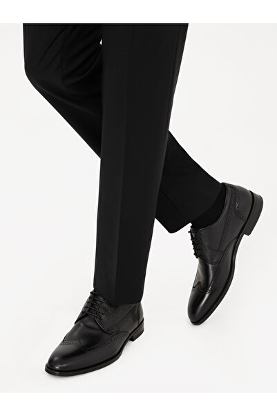 Cacharel Siyah Microlight Taban %100 Deri Klasik Ayakkabı 50295677-VR046