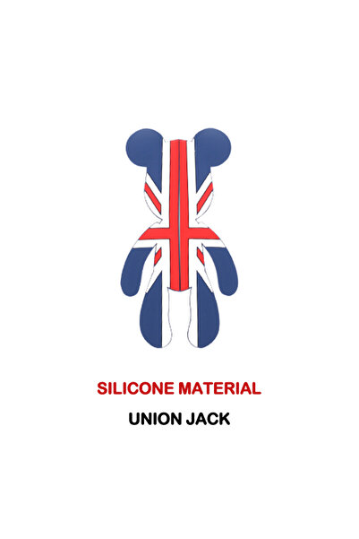 Choice شرائط حماية حواف أبواب السيارة من السيليكا بتصميم علم المملكة المتحدة،...