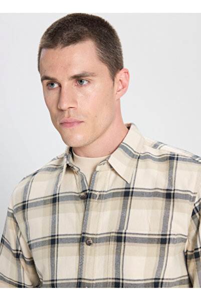 WRANGLER Relaxed Bej Erkek Gömlek W242608900 Bej Gömlek