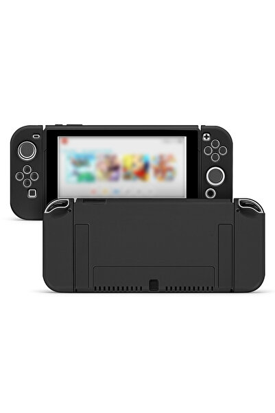 Choice جراب حماية أسود لجهاز نينتندو سويتش، متوافق مع جهاز نينتندو سويتش OLED...