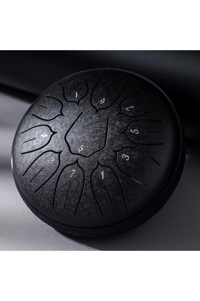 YENİTECH Motivasyon davulu handpan tongue drum ritim davulu eğitici yoga  müzik aleti 6 Inc 8 Ses Ton