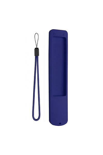 Shunmaii Retro Blue Silicone Tv Remote Cover Anti-drop Protective Case Anti-scratch Protective Skin Sleeve Wi