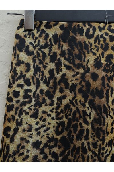Modamorfo Fusta evazată cu model leopard