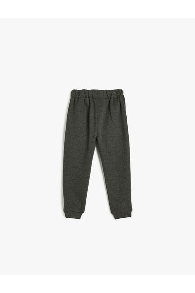 Koton Elastic Waist Button Detailed Pocketed Jogger Sweatpants