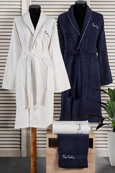 Pierre Cardin Οικογενειακό Σετ 4 Κορδέλα Ναυτικό Μπλε-Λευκό