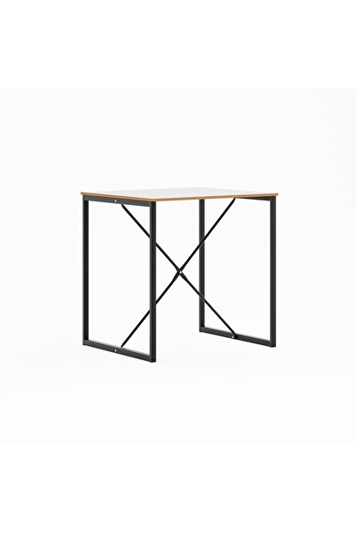 eportatif Cafe Otel Masası Mutfak Yemek Masası 2 Kişilik Masa Beyaz 1495