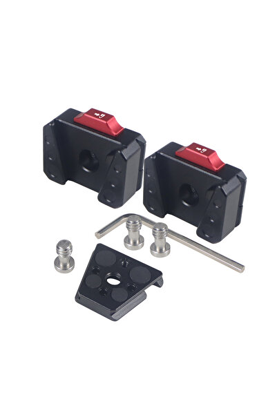 Choice لوحة تثبيت سريعة الفك من نوع Combo C مع برغي 1/4 بوصة لرأس حامل ثلاثي ...