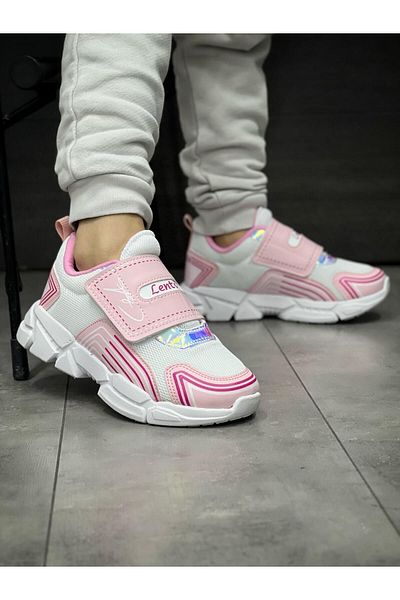 brosco Pantofi sport pentru copii, ortopedici, cu velcro, flexibili, ușori, respirabili, unisex