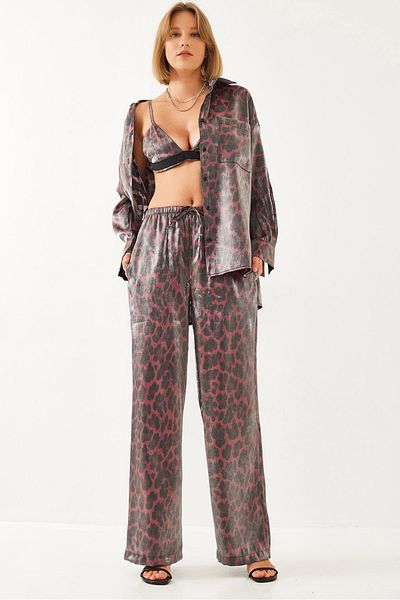Bianco Lucci Women's Triple Patterned Satin Suit 36327 60251930