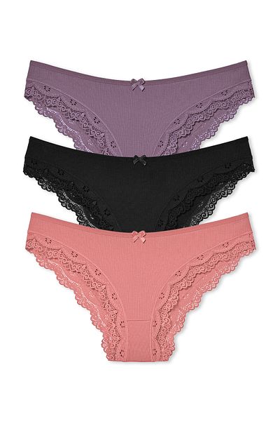 HNX Pachet de 3 chiloți pentru femei Camisole Slip