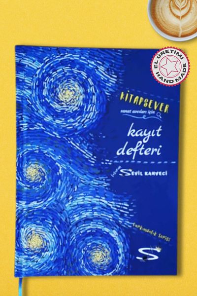 Uretti - Jurnal de carte realizat manual Sevil 1505 - Caiet cu design special pentru iubitorii de cărți