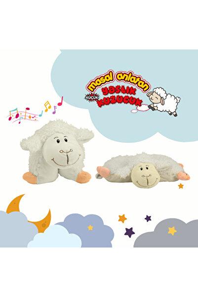 Birlik Oyuncak Türkçe Masal Anlatan Ninni Söyleyen Uyku Arkadaşım Yastık Kuzucuk