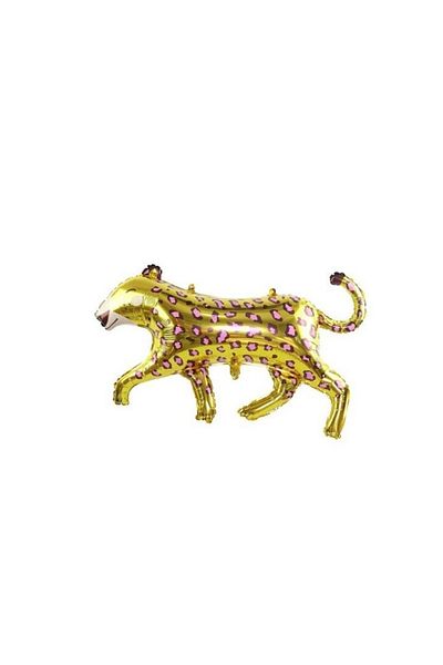 CUGY Leopard Concept 1 Year Old Theme Birth Set & Party Pillar Balloon Chain