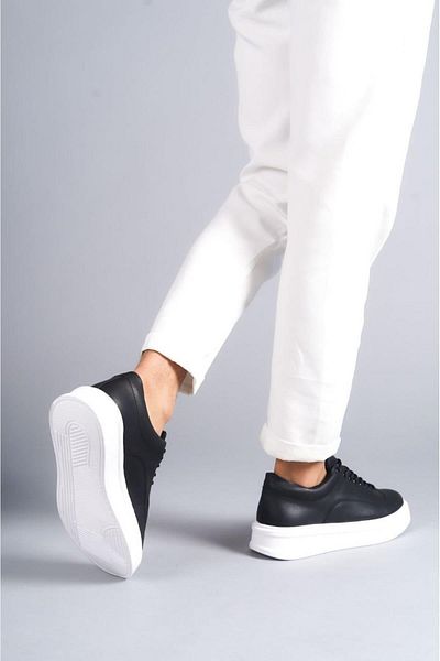 Preux Suede Lace-Up Men's Sports Sneakers Orthopedic Sole Casual Shoes