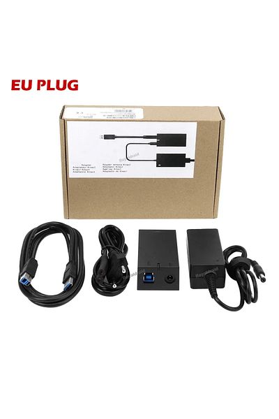 HeroAngel EU Plug NEW EU US Plug Kinect AC Adapter 2.0 3.0 For XBOX ONE/S Kinect Adaptor USB AC Adapter Power