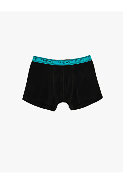 Koton 3'lü Boxer Seti Slogan Yazı Detaylı