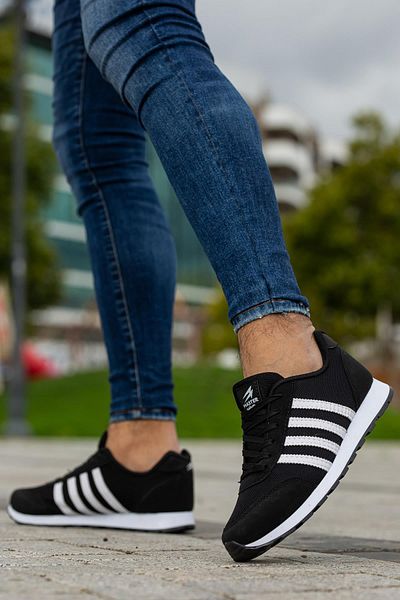onexsports Ανδρικά αθλητικά παπούτσια καθημερινής άνετης σόλας με κορδόνια με εύκαμπτο δίχτυ για περπάτημα