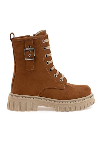 U.S. Polo Assn. حذاء بناتي باللون البني 50295124-VR099
