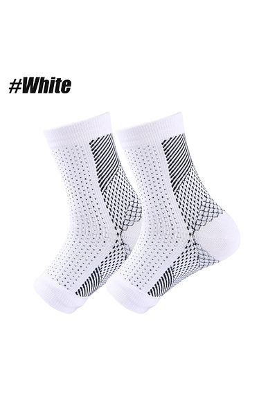 Choice S/m White 1pair Neuropathy Socks For Women And Men,soothe Compression Socks For Neuropathy Pain,ankl