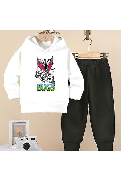 BENROMA Set de trening pentru copii cu imprimeu Colorful Bugs - Mucegai supradimensionat unisex