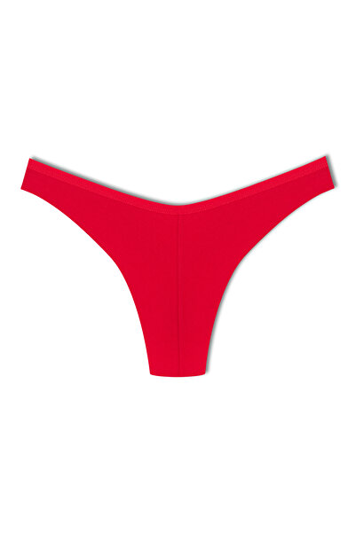 HNX Βραζιλιάνικο γυναικείο εσώρουχο 3 συσκευασιών βαμβακερό μπροστινό μέρος με λεπτομέρεια από δαντέλα