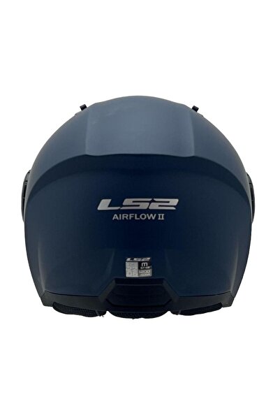 LS2 AIRFLOW 2 MAT NAVY MAVİ KASK SARI CAM