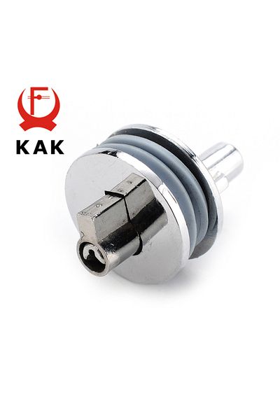 Choice KAK-501 Glass Lock Zinc Alloy Showcase Push Glass Display Cabinet Door Cylinder Locks Sliding Gla...