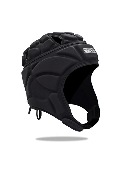 Choice خوذة حارس مرمى كرة قدم احترافية سوداء مقاس L، مناسبة لكرة القدم الأمري...