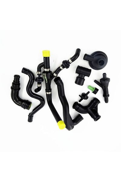 Choice 058133753D Qty10 Crankcase Breather Hose Valve Ventilation Exhaust Pipe Assembly For Audi A3 A4 A...