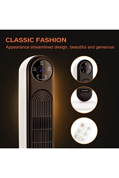 ömürdepo JoooDeee Seramik Fanlı Isıtıcı 2000W  Kule Tipi