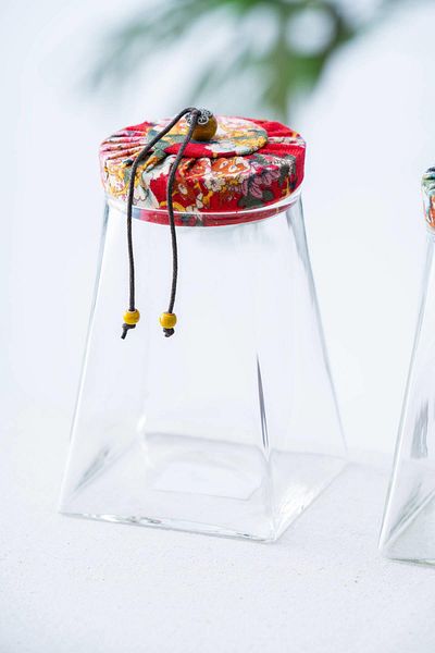 ACAR Decorative Glass Jar - 750 ml