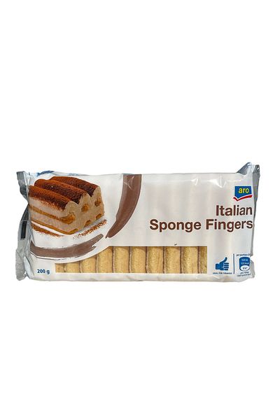 Aro Italian Tiramisu Cat's Tongue Biscuit 200 Gr X 3 Pieces