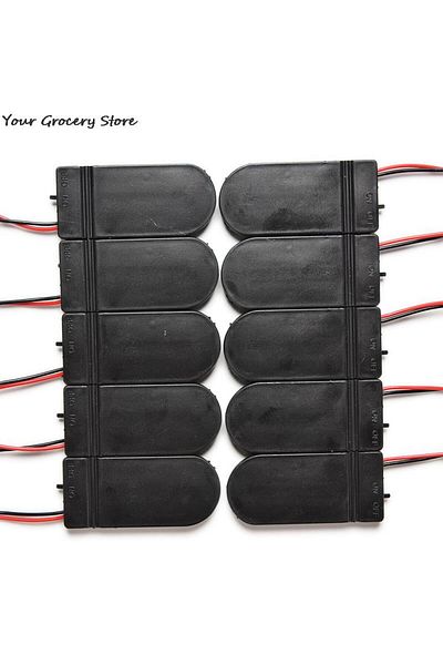 Choice 5Pcs CR2032 Coin Cell Battery Socket Holder Case Cover With On / Off Switch 3V X2 6V Storage Box