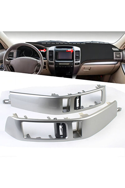 Choice 1 زوج إطار منفذ مكيف الهواء للسيارة لوحة فتحات مكيف الهواء لسيارة تويوتا لاند كروزر برادو 120 F...