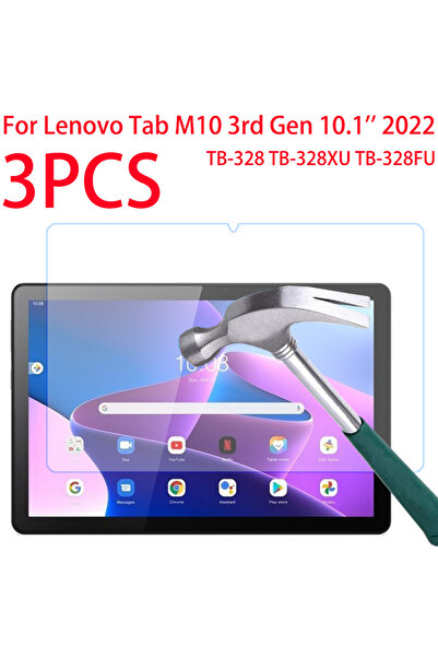 Choice 3PC M10 3rd Gen 2022 3 Packs Tempered Glass Screen Protector For Tab M...