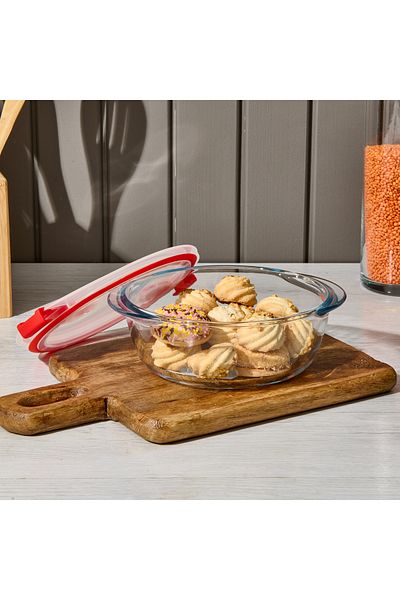 Pyrex Cook & Head Round Locked Storage Container - 1.1 Lt